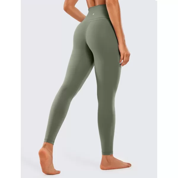 CRZ YOGA Womens Naked Feeling I Workout Leggings 28 Inches  High Waisted FullLength Yoga Pants28 inches Grey Sage