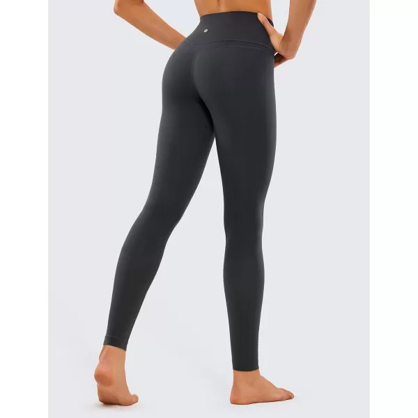 CRZ YOGA Womens Naked Feeling I Workout Leggings 28 Inches  High Waisted FullLength Yoga Pants28 inches Ink Gray