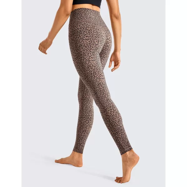 CRZ YOGA Womens Naked Feeling I Workout Leggings 28 Inches  High Waisted FullLength Yoga Pants28 inches Leopardprint 2