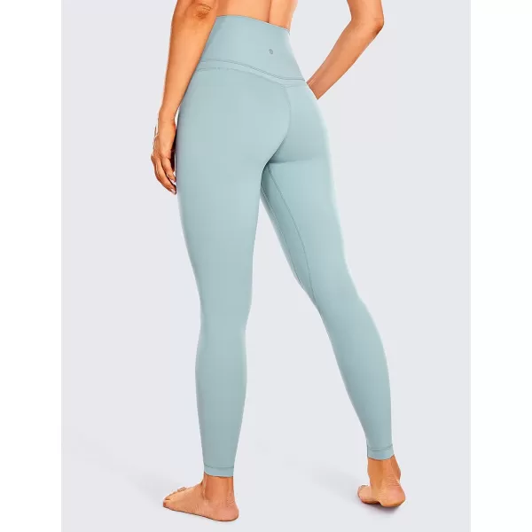 CRZ YOGA Womens Naked Feeling I Workout Leggings 28 Inches  High Waisted FullLength Yoga Pants28 inches Light Grayish Blue