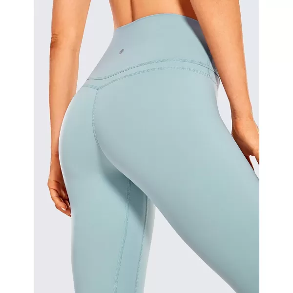 CRZ YOGA Womens Naked Feeling I Workout Leggings 28 Inches  High Waisted FullLength Yoga Pants28 inches Light Grayish Blue