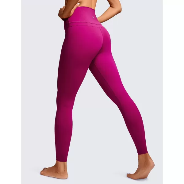 CRZ YOGA Womens Naked Feeling I Workout Leggings 28 Inches  High Waisted FullLength Yoga Pants28 inches Magenta Purple