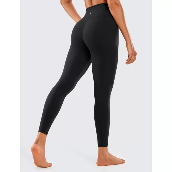 CRZ YOGA Womens Naked Feeling Leggings 25 Inches  High Waisted Workout Yoga PantsRegular Black