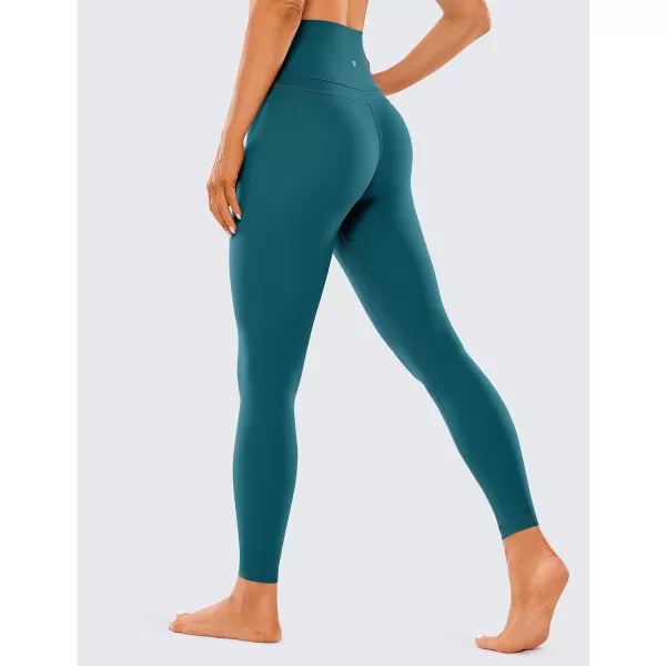 CRZ YOGA Womens Naked Feeling Workout Leggings 25 Inches  78 High Waist Yoga Tight PantsBorealis Green