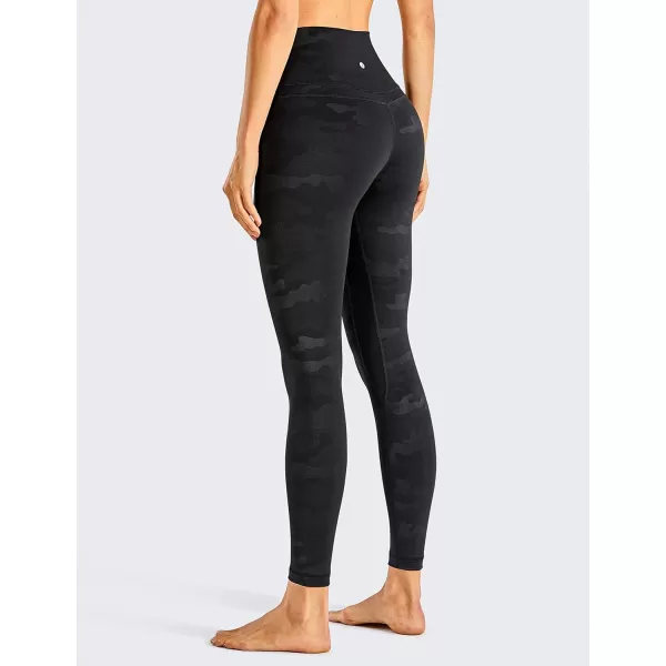 CRZ YOGA Womens Naked Feeling Workout Leggings 25 Inches  78 High Waist Yoga Tight PantsCamouflage Black