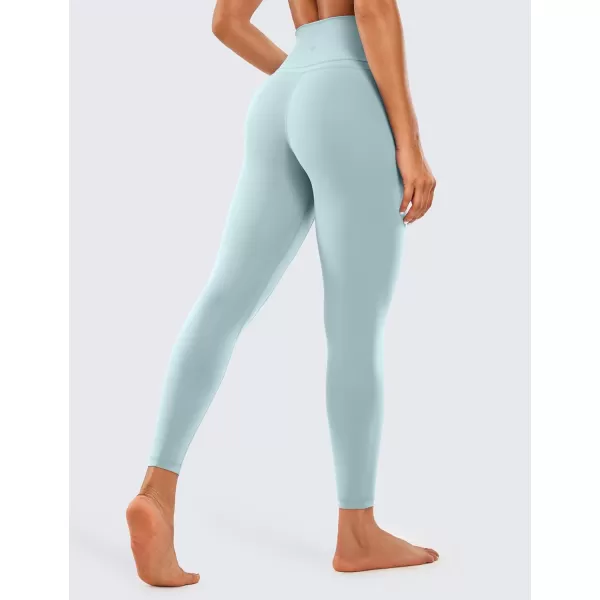 CRZ YOGA Womens Naked Feeling Workout Leggings 25 Inches  78 High Waist Yoga Tight PantsLight Grayish Blue