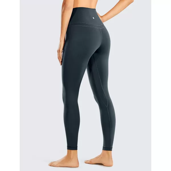 CRZ YOGA Womens Naked Feeling Workout Leggings 25 Inches  78 High Waist Yoga Tight PantsMelanite