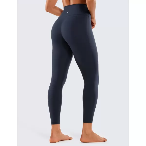 CRZ YOGA Womens Naked Feeling Workout Leggings 25 Inches  78 High Waist Yoga Tight PantsNavy