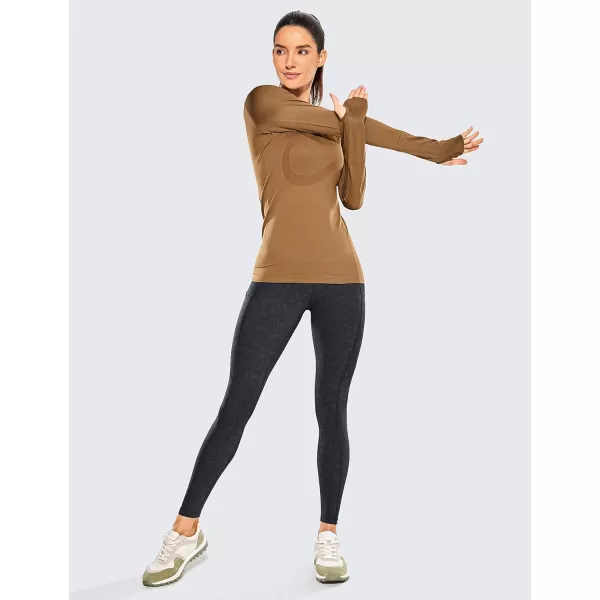 CRZ YOGA Womens Naked Feeling Workout Leggings 25 Inches  High Waisted Yoga Pants with Side Pockets Athletic Running Tights25 inches Leopard Multi 2