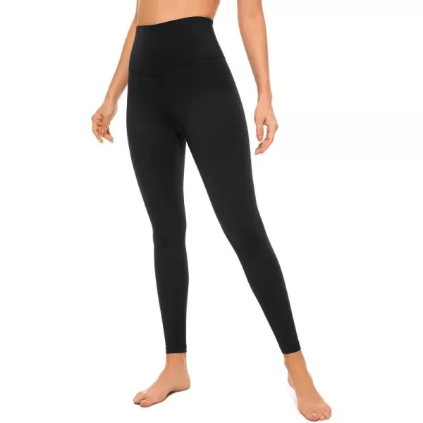 CRZ YOGA Air Feeling High Waisted Leggings for Women 2528  Warm Thick Workout Leggings Buttery Soft Yoga Pants Lounge25 inches Black