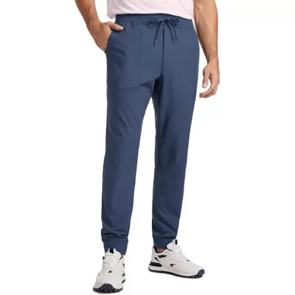 CRZ YOGA All Day Comfy Golf Joggers Pants for Men 30 Quick Dry Lightweight Stretch Work Casual Joggers with PocketsElectric Blue