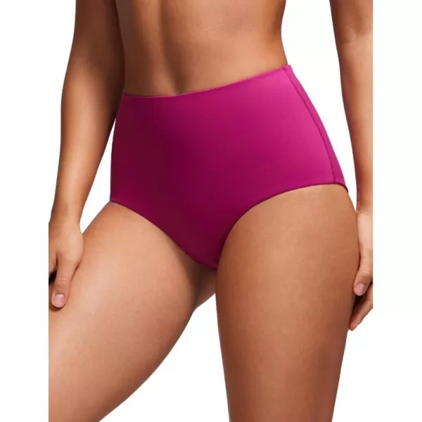 CRZ YOGA Butterluxe Booty Shorts for Women Full Coverage  High Waist Workout Panties Shorts Athletic Volleyball Gym RunningMagenta Purple