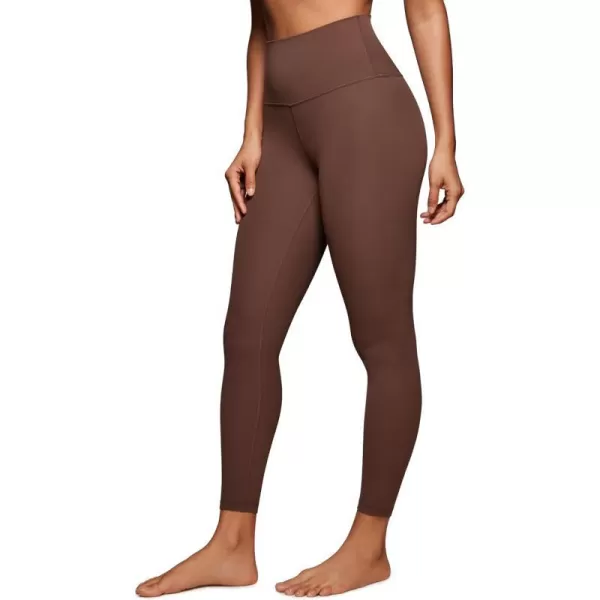 CRZ YOGA Butterluxe High Waisted Lounge Legging 25  Workout Leggings for Women Buttery Soft Yoga Pants25 inches Coffee Brown