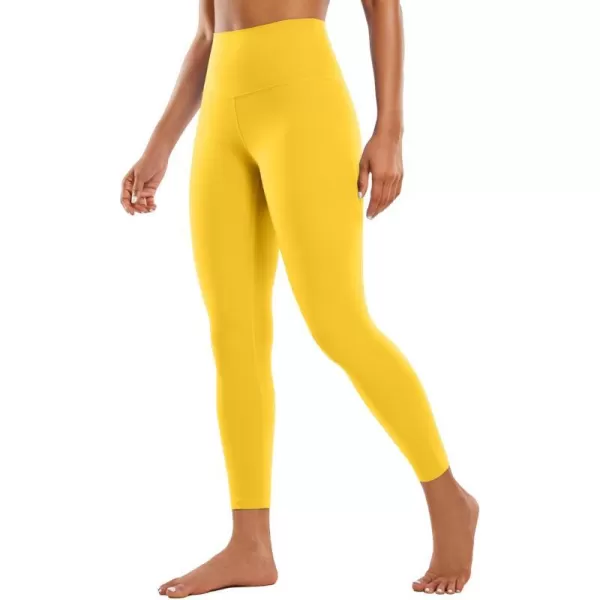 CRZ YOGA Butterluxe High Waisted Lounge Legging 25  Workout Leggings for Women Buttery Soft Yoga Pants25 inches High Visibility Yellow