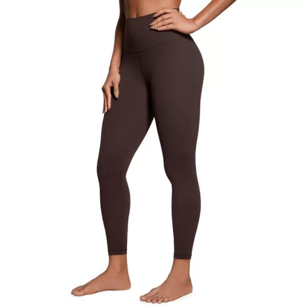 CRZ YOGA Butterluxe High Waisted Lounge Legging 25  Workout Leggings for Women Buttery Soft Yoga Pants25 inches Hot Fudge Brown