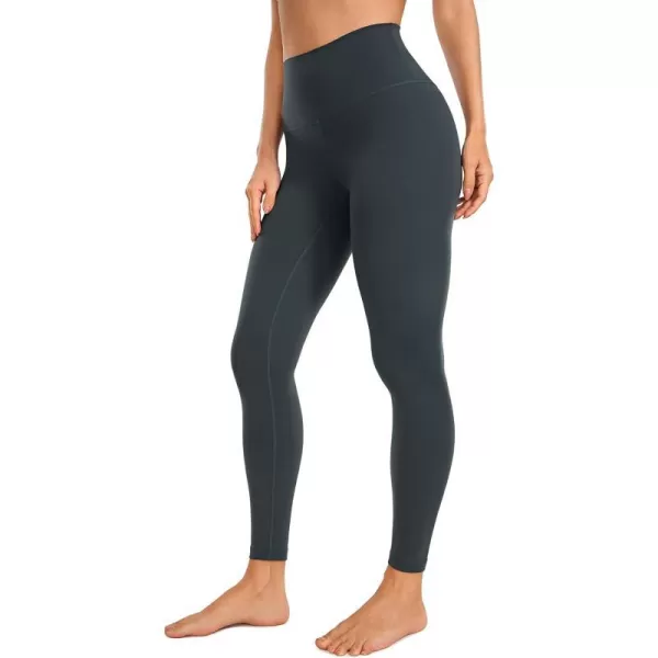 CRZ YOGA Butterluxe Womens Workout Leggings 265 Full Length High Waisted Yoga Pants Buttery Soft Athletic Gym Lounge265 Height 53  57 Dark Green