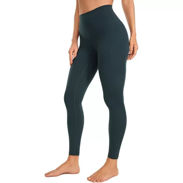 CRZ YOGA Butterluxe Womens Workout Leggings 265 Full Length High Waisted Yoga Pants Buttery Soft Athletic Gym Lounge265 Height 53  57 Forest Dark Green