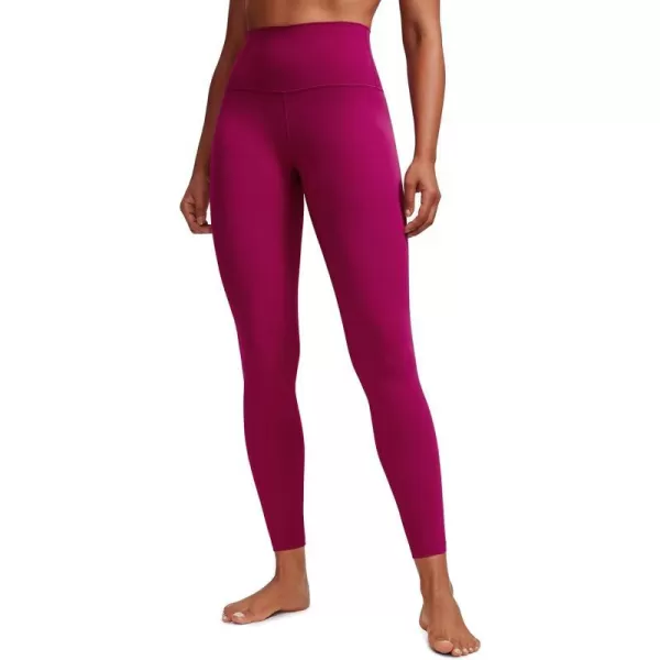 CRZ YOGA Butterluxe Womens Workout Leggings 265 Full Length High Waisted Yoga Pants Buttery Soft Athletic Gym Lounge265 Height 53  57 Magenta Purple