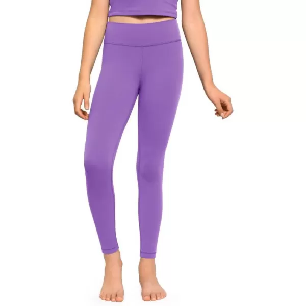 CRZ YOGA Girls Butterluxe Full Length Athletic Leggings  Kids High Waist Lounge Pants Girls Active Dance Running Yoga TightsRegular Royal Lilac