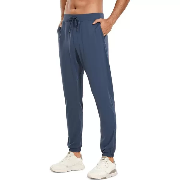 CRZ YOGA Mens 4Way Stretch Golf Joggers with Pockets 283032  Work Sweatpants Track Gym Athletic Workout Hiking Pants32 inches Electric Blue