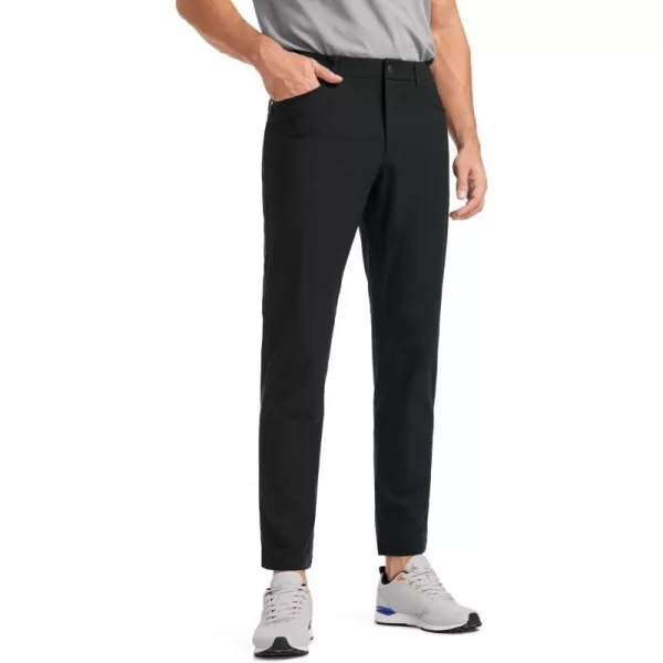 CRZ YOGA Mens All Day Comfy Golf Pants with 5Pocket  303234 Quick Dry Lightweight Casual Work Stretch PantsBlack