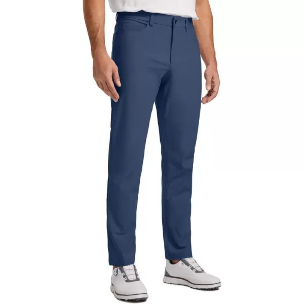 CRZ YOGA Mens All Day Comfy Golf Pants with 5Pocket  303234 Quick Dry Lightweight Casual Work Stretch PantsElectric Blue