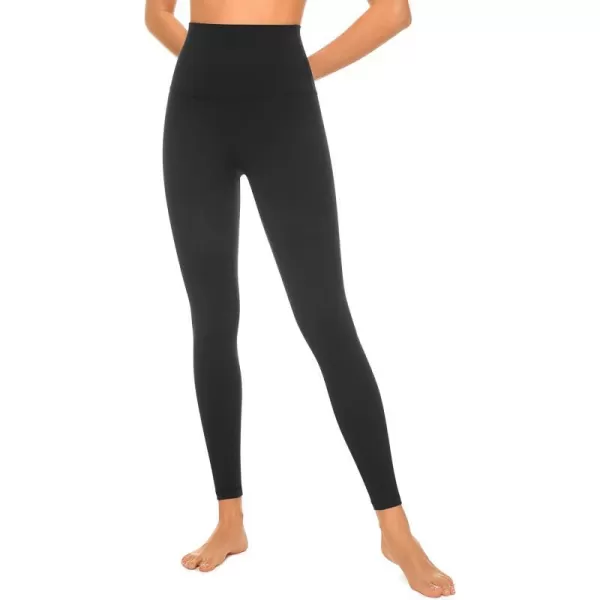 CRZ YOGA Super High Waisted Butterluxe Workout Leggings 25 28  Over Belly Buttery Soft Full Length Yoga Pants for Women25 inches Black