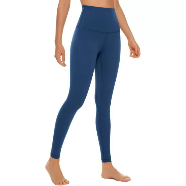 CRZ YOGA Super High Waisted Butterluxe Workout Leggings 25 28  Over Belly Buttery Soft Full Length Yoga Pants for Women28 inches French Navy