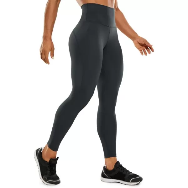 CRZ YOGA UltiDry Workout Leggings for Women 25  High Waisted Yoga Pants 78 Athletic Running Fitness Gym TightsMelanite