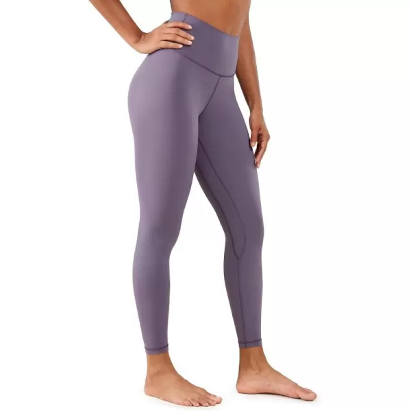 CRZ YOGA Women Naked Feeling Yoga Pants 25 Inches  78 High Waisted Workout LeggingsMist Grey