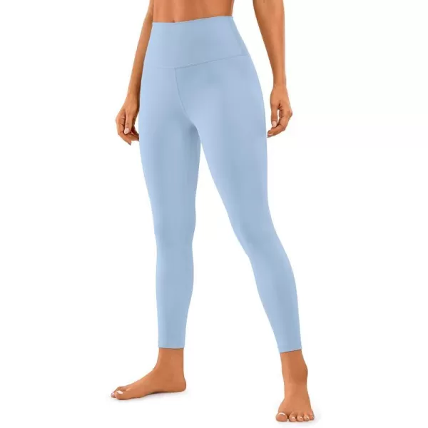 CRZ YOGA Women Naked Feeling Yoga Pants 25 Inches  78 High Waisted Workout LeggingsThe Breeze Blue