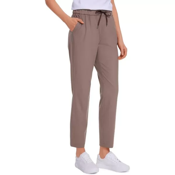 CRZ YOGA Womens 4Way Stretch 78 Ankle Golf Pants Work Sweatpants Dress Yoga Travel Casual Lounge Workout Trousers PocketsGeranyl