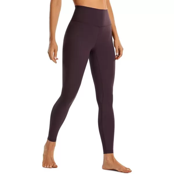 CRZ YOGA Womens Brushed Naked Feeling Workout Leggings 25  28 High Waisted Gym Compression Tummy Control Yoga Pants28 inches Arctic Plum