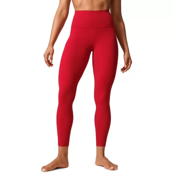 CRZ YOGA Womens Butterlift High Waisted Workout Leggings 25quot  Pilates Gym Athletic Yoga Pants Buttery SoftRed Chili