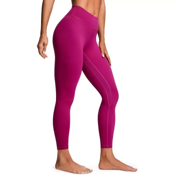 CRZ YOGA Womens Butterluxe Low Rise Workout Leggings 25 Inches  Comfy Buttery Soft Athletic Gym Lounge Yoga Pants25 inches Magenta Purple