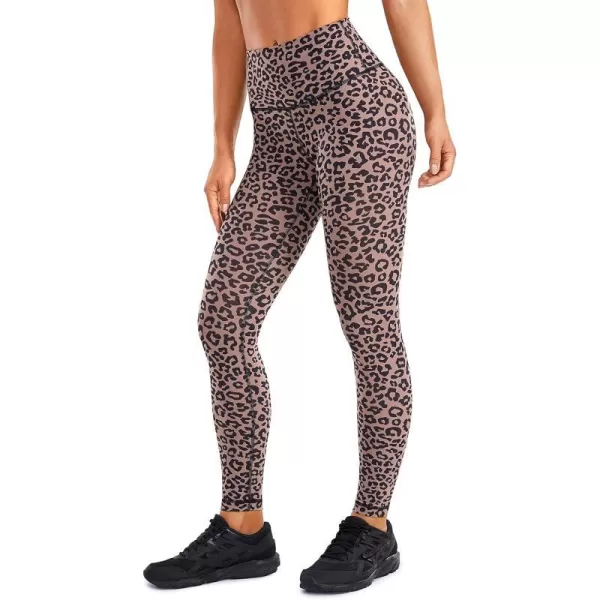 CRZ YOGA Womens Compression Workout Leggings 252825 inches Leopardprint 2