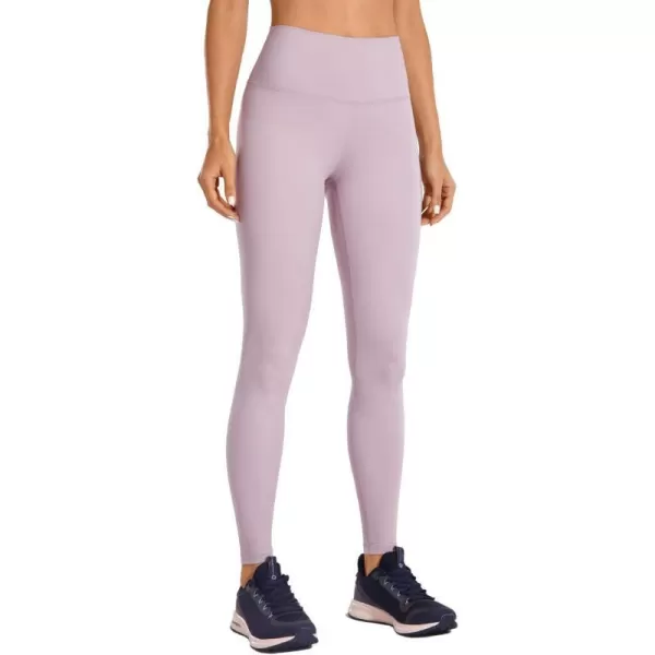 CRZ YOGA Womens Compression Workout Leggings 252828 inches Gray Purple