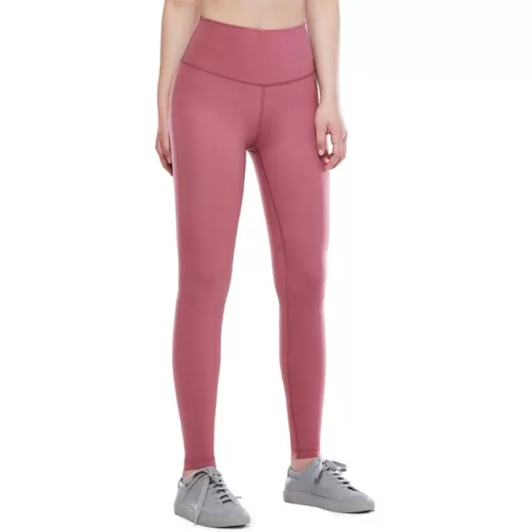 CRZ YOGA Womens Compression Workout Leggings 252828 inches Misty Merlot