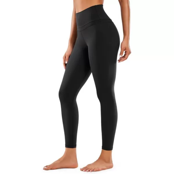 CRZ YOGA Womens Naked Feeling Leggings 25 Inches  High Waisted Workout Yoga PantsRegular Black