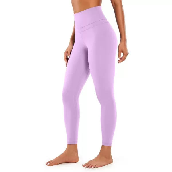 CRZ YOGA Womens Naked Feeling Workout Leggings 25 Inches  78 High Waist Yoga Tight PantsLilac