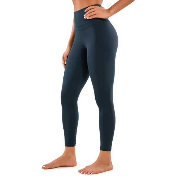 CRZ YOGA Womens Naked Feeling Workout Leggings 25 Inches  78 High Waist Yoga Tight PantsTrue Navy