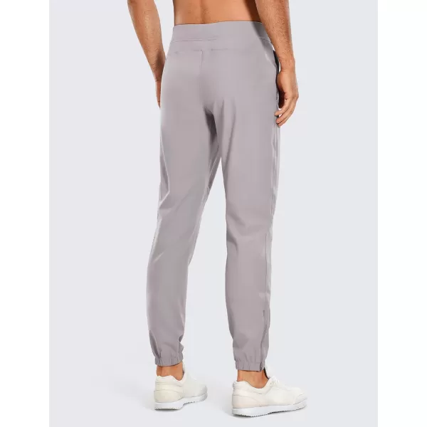 CRZ YOGA Mens 4Way Stretch Golf Joggers with Pockets 30quot32quot  Work Pants Track Gym Athletic Workout Hiking PantsGull Gray