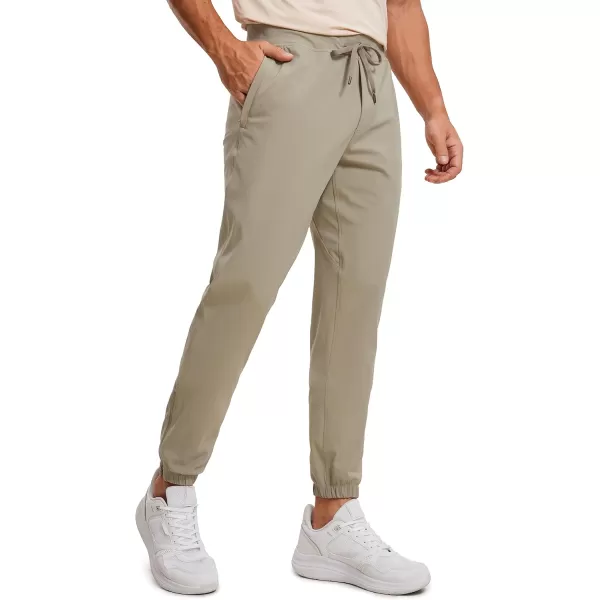 CRZ YOGA Mens 4Way Stretch Golf Joggers with Pockets 30quot32quot  Work Pants Track Gym Athletic Workout Hiking PantsKhali Barley