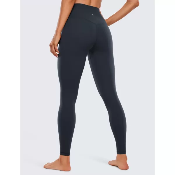 CRZ YOGA Womens Butterluxe High Waisted Yoga Leggings 28quot  Double Seamed Buttery Soft Comfy Athletic Gym Workout PantsTrue Navy