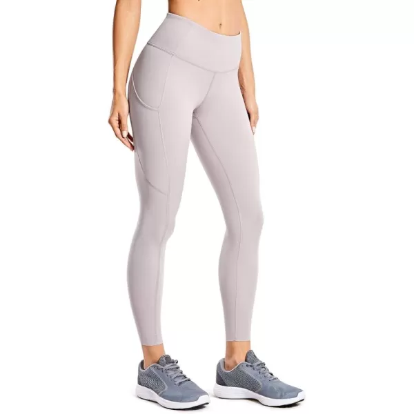 CRZ YOGA Womens Naked Feeling Workout Leggings 25 Inches  High Waisted Yoga Pants with Side Pockets Running TightsMoonphase