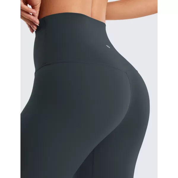 CRZ YOGA Super High Waisted Butterluxe Workout Leggings 25  Over Belly Buttery Soft Full Length Yoga Pants for WomenDark Green  Bluish