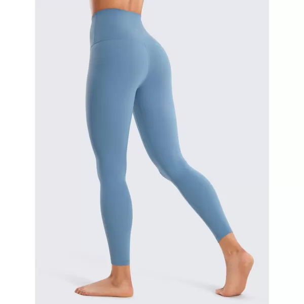 CRZ YOGA Super High Waisted Butterluxe Workout Leggings 25  Over Belly Buttery Soft Full Length Yoga Pants for WomenUniverse Blue