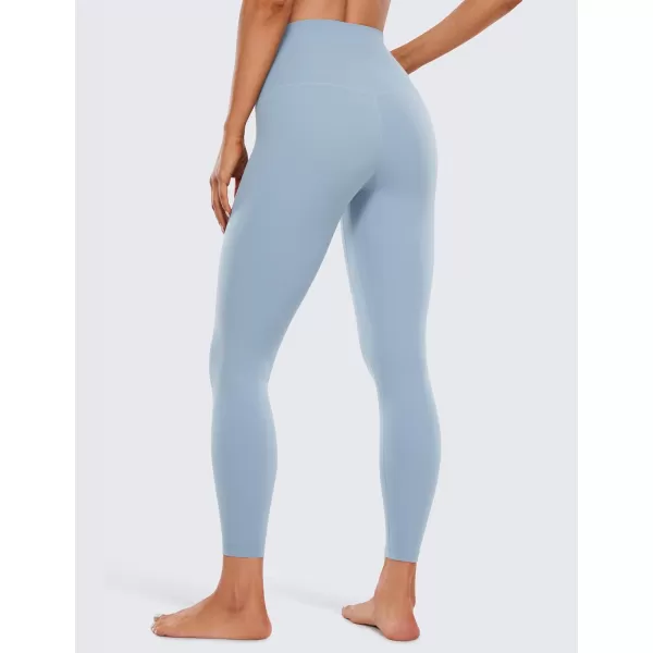 CRZ YOGA Womens Butterluxe High Waisted Yoga Leggings 25quot  Double Seamed Buttery Soft Comfy Athletic Gym Workout PantsCambric Blue