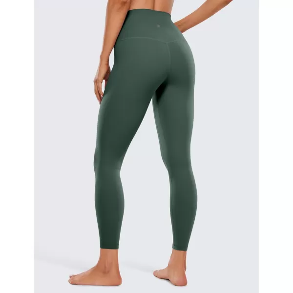 CRZ YOGA Womens Butterluxe High Waisted Yoga Leggings 25quot  Double Seamed Buttery Soft Comfy Athletic Gym Workout PantsDark Forest Green