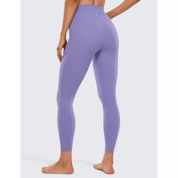 CRZ YOGA Womens Butterluxe High Waisted Yoga Leggings 25quot  Double Seamed Buttery Soft Comfy Athletic Gym Workout PantsDark Lavender Purple